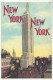 3 CPM - Reproduction D'ancien (c 2006) NEW-YORK (Empire State Building), Central Park, Prometeus Fountain - Other & Unclassified