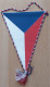 CZECH REPUBLIC BASKETBALL FEDERATION PENNANT, SPORTS FLAG ZS 4/12 - Apparel, Souvenirs & Other
