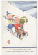 Illustrateur Neige Et Sports D'hiver - Wills John 2 Enfants Sur Luge   - Wintersport - Wills, John