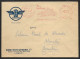 Portugal EMA Cachet Rouge Moissonneuse Claas Agriculture 1961 Lettre Publicitaire Harvester Franking Meter Pub Cover - Agriculture