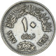 Monnaie, Égypte, 10 Piastres, 1957, TTB, Cupro-nickel - Egypt