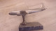 Delcampe - CIRCA  1940 /50 SUPERBE AVION FONTE D ALUMINIUM SUR SOCLE MARBRE L 28 L 22 HT 15 CM POIDS 1KG400 PRESSE PAPIER DECO VINT - Other & Unclassified