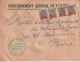 1952 - GOUVERNEMENT GENERAL De L'ALGERIE - ENVELOPPE TARIF "URGENT" (EXPRES) ! De La DIRECTION INTERIEUR Et BEAUX-ARTS - Lettres & Documents