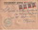 1952 - GOUVERNEMENT GENERAL De L'ALGERIE - ENVELOPPE TARIF "URGENT" (EXPRES) ! De La DIRECTION INTERIEUR Et BEAUX-ARTS - Cartas & Documentos