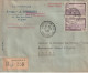 1951 - ALGERIE - POSTE AERIENNE ! ENVELOPPE COMMERCIALE RECO (AUTOMOBILES) De CONSTANTINE => GOUVERNEMENT GENERAL ALGER - Covers & Documents