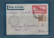 Indochine - Entier Postal - De Saïgon à Marseille - Cachet Cercle Franco Annamite Longxuyen - Posta Aerea