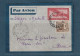 Indochine - Entier Postal - De Saïgon à Marseille - Cachet Cercle Franco Annamite Longxuyen - Luchtpost