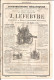 Publicité Ancienne Machines Oà Vapeur Verner Saint Dié Vosges Constructions Mécaniques Lefebvre Le Mans - Pubblicitari