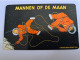 NETHERLANDS  ADVERTISING CHIPCARD / TELEBRIEF 33  Hfl 2,50   ANIMATION/TIN TIN / KUIFJE ON THE MOON   ** 12944 ** - Private