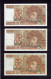 3 BILLETS 10F BERLIOZ - A.3-10-1974.A. - B.3-3-1977.B. - B.6-7-1978.B. - 10 F 1972-1978 ''Berlioz''