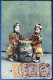 Chine Carte Postale N°46 X2 + 47 1/2 Cent & 1 Cent Oblitérés De SHANGHAI Par Poste Française Et Non Voix De Sibérie TTB - Brieven En Documenten