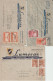 ARGENTINA - 1946/1949 - 3 ENV. AVION PUB ILLUSTREES DIFFERENTES "TAPISSERIES LUMERAS" De BUENOS AIRES => PARIS - Covers & Documents