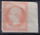 FRANCE : RARE ESSAI DE L'EMPIRE 25c ORANGE DOUBLE IMPRESSION - A VOIR - Proofs, Unissued, Experimental Vignettes