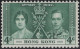 Hong Kong 1937 MNH Sc 151 4c KGVI Coronation Variety - Unused Stamps