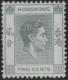 Hong Kong 1938-52 MH Sc 155 2c KGVI Gray Variety - Ungebraucht