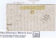 Ireland Derry TransatlanticUS 1840 Letter Londonderry To New York Paid "1/-" With Boxed PAID AT/DERRY In Red BOSTON/SHIP - Préphilatélie