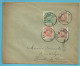 150+151+152 Op Brief Met Datumstempel  KESSEL-LOO Zonder Datummidden (noodstempel) - 1918 Rotes Kreuz