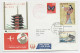 JAPAN BUTTERFLY LETTRE COVER AIR MAIL AIR FRANCE JAPAN AIR LINES TOKYO 1961 TO PARIS - Cartas & Documentos