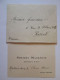 Mini Carte De Visite D'ingenieur Syrien Dans Une Enveloppe Vers 1925/Mini Syrian Engineer Bussines Card In Envelope 1925 - Sonstige & Ohne Zuordnung