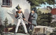 PERSONNAGES HISTORIQUES - Waterloo 1815 - Soldat - Fusil  - Edition A Durr & Fils - Carte Postale Ancienne - Personaggi Storici