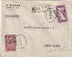 LETTRE GRAND LIBAN. RECOM. BEYROUTH 1946. C.EYNARD. ARMEE LIBANAISE N° 201B. POUR LA FRANCE  / 1321 - Lettres & Documents