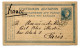 RC 24749 GRECE ENTIER GRAND HERMES ENTRÉE MONTCENIS A MACON POUR PARIS FRANCE - Ganzsachen