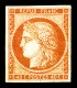 * N°5A, 40c Orange, Quatre Belles Marges. SUP (certificat)  Qualité: *  Cote: 3900 Euros - 1849-1850 Ceres