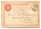 RC 24751 SUISSE 1872 ENTIER DE LAUSANNE POUR BALE - Entiers Postaux