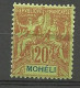 MOHELI N° 6 NEUF* TRACE DE CHARNIERE / MH - Unused Stamps