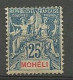 MOHELI N° 7 NEUF* INFIME TRACE DE CHARNIERE / MH - Unused Stamps