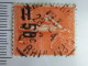 Delcampe - VARIETES FRANCE 1926 N° 221  SEMEUSE LIGNEE  OBLITEREE  28 - 4 .2?  / FILET BRISER  / DOS TRACE CHARNIERE - Used Stamps