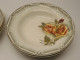 Delcampe - -8 ASSIETTES DEMI CREUSES CERAMIQUE DIGOIN Modèle ADELE Roses Jaune Orangé    E - Digoin (FRA)