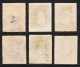 BRAZIL — SCOTT 68//75 — 1878-79 ROULETTED ISSUES — USED — SCV $29.25 - Used Stamps