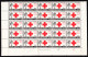 HONG KONG — SCOTT 219 (SG 212) — 1963 10¢ RED CROSS — BLK/25 — MNH — SCV $112.50 - Nuevos