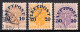 SWEDEN — SCOTT C1-C3 — 1920 LUFTPOST OVERPRINT SET — USED — SCV $43 - Used Stamps