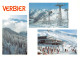 GF-VERBIER-Suisse-Schweiz-Svizzera-Valais-3 Vues De La Station-Flamme Philatélique-GRAND FORMAT-10 X 15 - Other & Unclassified