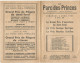 CYCLISME : LE PARC DES PRINCES  : DIMANCHE 2 AVRIL 1944 : LE PROGRAMME , - Programmes