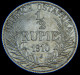 Germany East Africa 1/2 Rupee 1910 J *AU* Silver Rare Coin - Deutsch-Ostafrika