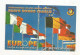 Cp , Carte QSL,  BRAVO ROMEO CHARLIE, International DX - SWL Group Belgium, Drapeaux ,Europe, 2 Scans - Radio Amateur