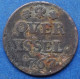 OVERYSSEL · NETHERLANDS - 1 Duit 1767 "eagle" KM# 90 - Edelweiss Coins - …-1795 : Former Period