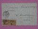 AU 20 FRANCE BELLE LETTRE  1863 PAIRE  NAPOLEON  N°21 + LILLE  A DUNKERQUE ++AFFR. INTERESSANT++ - 1862 Napoléon III.