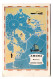 RC 24765 FINLANDE 1957 CROISIERE AMORA CARTE PUBLICITAIRE - DANS LE GRAND NORD HELSINKI - POUR TULLINS ISERE FRANCE - Brieven En Documenten