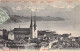 SUISSE - Luzern - Hofkirche - Montagnes - Carte Postale Ancienne - Mon