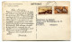 RC 24790 Nelle CALEDONIE CROISIERE AMORA CARTE PUBLICITAIRE - DANS LE SILLAGE DE BOUGAINVILLE POUR TULLINS ISERE FRANCE - Cartas & Documentos