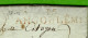 1801  LETTRE Entre Huissiers Marque Postale 15 ANGOULEME Charente  => Nadaud Huissier à Barbezieux CHARENTE  VOIR SCANS - 1801-1848: Précurseurs XIX