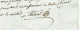1801  LETTRE Entre Huissiers Marque Postale 15 ANGOULEME Charente  => Nadaud Huissier à Barbezieux CHARENTE  VOIR SCANS - 1801-1848: Précurseurs XIX