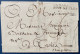 FRANCE Lettre 1785 Linéaire LA BARAQUE SOUS-GEVREY (cote D'or) Pour TROYE Très Rare ! Ex Coll LENAIN Et Signé LENAIN - ....-1700: Precursores