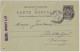 FRANCE - 1898 Entier CP 10c Sage (Mi.P12.II) Utilisé De PARIS-26 / GARE DU NORD à FLEKKEFJORD, Norvège - Cartoline Postali E Su Commissione Privata TSC (ante 1995)