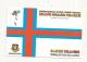 Cp , Carte QSL 4 Pages,  BRAVO ROMEO CHARLIE, International DX - SWL Group Belgium, FAROE ISLANDS,  2 Scans - Radio Amateur