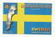 Cp , Carte QSL 4 Pages,  BRAVO ROMEO CHARLIE, International DX - SWL Group Belgium, SWEDEN, SUEDE,  2 Scans - Radio Amatoriale